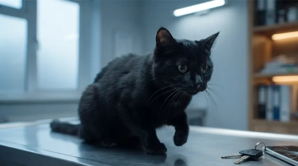 cat showing emergency warning signs requiring immediate veterinary care visit